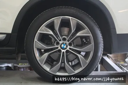 [ JJ휠커스텀 ] BMW X4 다이아컷팅휠 19인치 순정휠 휠기스제거, 메탈쉐도우 휠도색 휠튜닝 작업!! / 인천 계양구 서운동