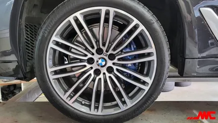 BMW 530i 664m 휠복원 및 틴티드클리어 휠도색 작업 / 인천 계양구 서운동