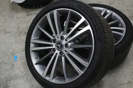 벤츠 CLS 400d 휠도색하기 (메탈블랙) / 인천 계양구 서운동