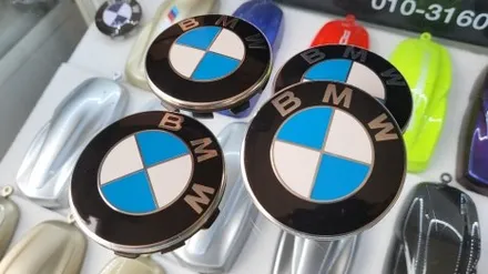 bmw 카본엠블럼,bmw 카본 휠캡 커스텀 작업 / 인천 계양구 서운동