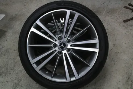벤츠 CLS 400d 휠도색하기 (메탈블랙) / 인천 계양구 서운동