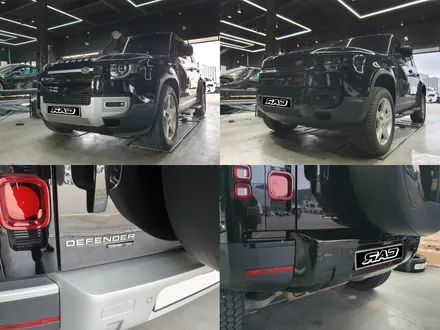 디펜더 110 파츠 튜닝작업 패키지 블랙팩 장착! 무게감 더해질까? / 김포 양촌읍