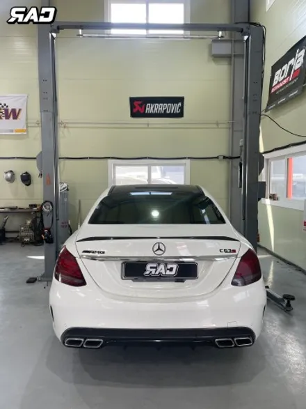 인천 김포 벤츠 W205 C63 AMG 2차 다운파이프 가변배기 하고왔어요. / 김포 양촌읍