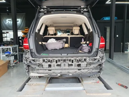 벤츠 X166 GLS 350d 전방 사고수리(보험처리) 겸 AMG 63 바디킷 했어요! / 김포 양촌읍