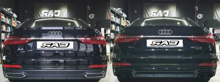 아우디 C8 A6 밋밋했던 뒷태, 스포티하게 드레스업! feat.S6룩 디퓨저+듀얼 머플러팁 / 김포 양촌읍