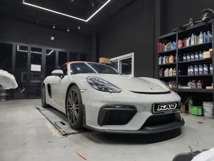 포르쉐 718 GT4 룩 <사고 보험 수리 겸> 바디킷 튜닝 및 PPF 재시공까지! / 김포 양촌읍