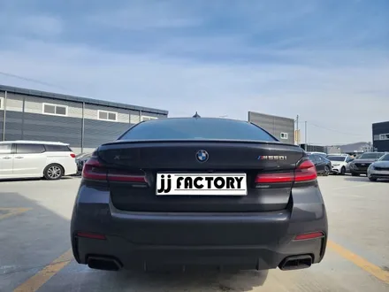 BMW G30 M550i 사틴 퍼펙트 블루 색상 전체 랩핑했어요!! / 김포 양촌읍