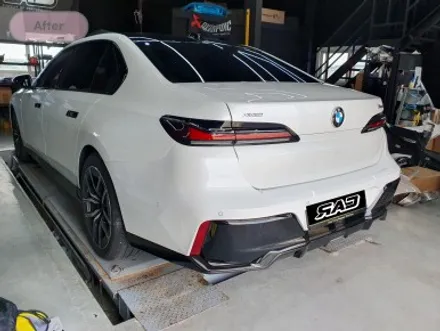 수입차 판금도장 수리! BMW 740d 뒷범퍼 스크래치 찌그러짐 복원 / 김포 양촌읍