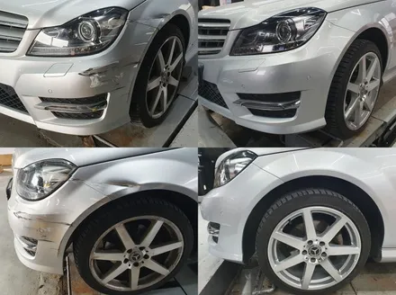 벤츠 W204 C200 보험으로 완벽 사고수리 했어요. / 김포 양촌읍