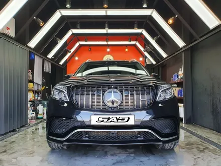 벤츠 X166 GLS 350d 전방 사고수리(보험처리) 겸 AMG 63 바디킷 했어요! / 김포 양촌읍