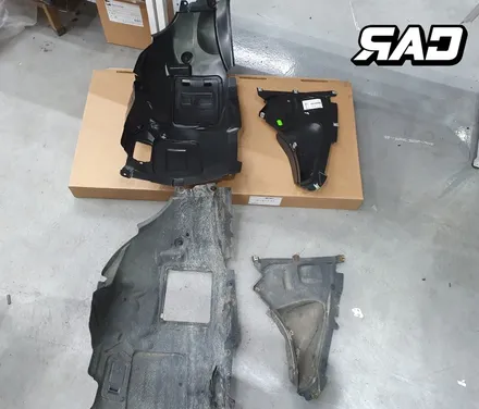 BMW F16 X6 40D 전면 우측, 좌측 하체 사고수리 했습니다 ㅠㅠ / 김포 양촌읍