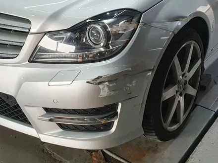 벤츠 W204 C200 보험으로 완벽 사고수리 했어요. / 김포 양촌읍
