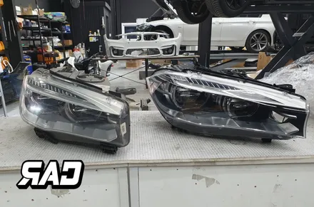 BMW F16 X6 40D 전면 우측, 좌측 하체 사고수리 했습니다 ㅠㅠ / 김포 양촌읍