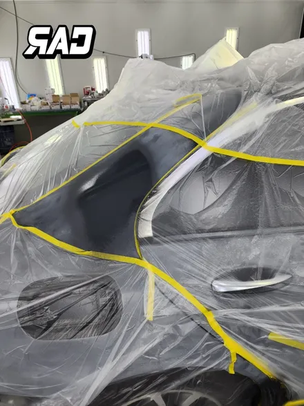벤츠 W205 후방 사고수리-> 신형 C63 바디킷 교체후 다시 새 차의 컨디션으로! / 김포 양촌읍