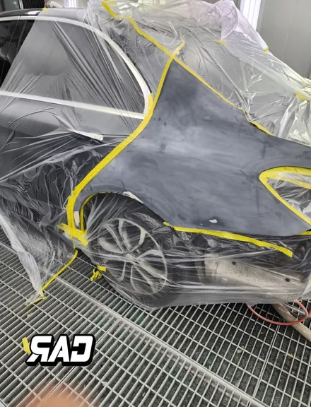 벤츠 W205 후방 사고수리-> 신형 C63 바디킷 교체후 다시 새 차의 컨디션으로! / 김포 양촌읍