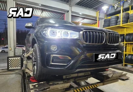 BMW F16 X6 40D 전면 우측, 좌측 하체 사고수리 했습니다 ㅠㅠ / 김포 양촌읍