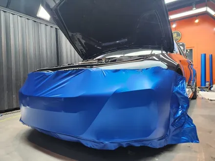 BMW G30 M550i 사틴 퍼펙트 블루 색상 전체 랩핑했어요!! / 김포 양촌읍