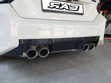 BMW G87 신형 M2 카본 리어 디퓨저+D컷 핸들로 교체 / 김포 양촌읍