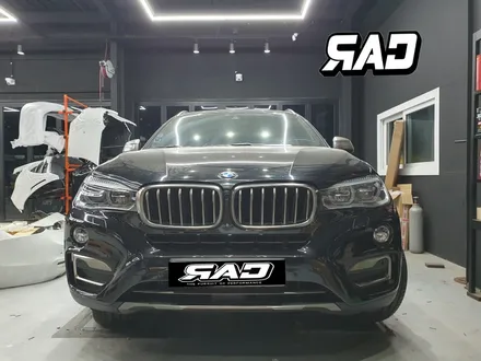BMW F16 X6 40D 전면 우측, 좌측 하체 사고수리 했습니다 ㅠㅠ / 김포 양촌읍