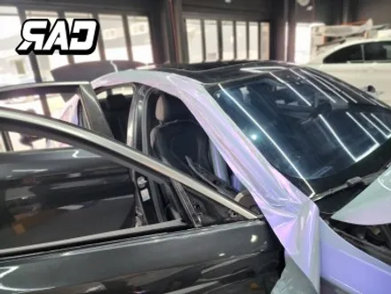 BMW G30 랩핑차량 우측면 사고수리 후 랩핑 재시공 작업하고 왔어요! / 김포 양촌읍