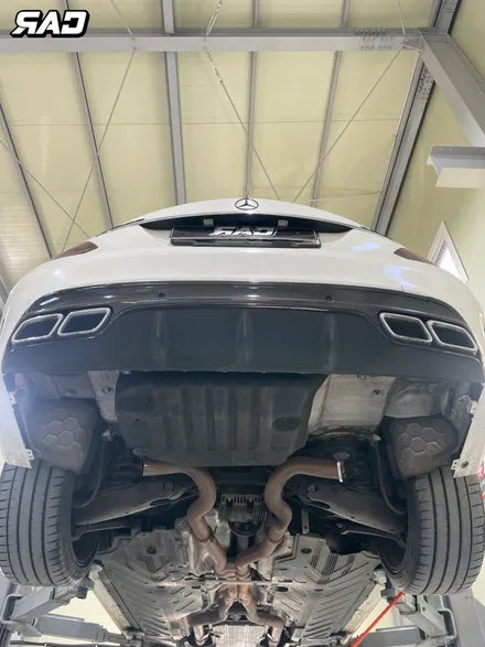 인천 김포 벤츠 W205 C63 AMG 2차 다운파이프 가변배기 하고왔어요. / 김포 양촌읍