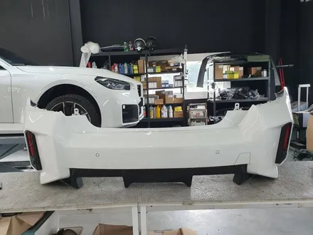 BMW G87 신형 M2 카본 리어 디퓨저+D컷 핸들로 교체 / 김포 양촌읍