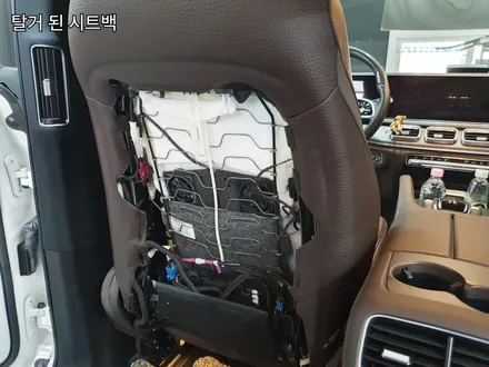 벤츠 gls400d 엠비언트 시트백 후석 모니터 설치 <자동차 실내튜닝> / 김포 양촌읍