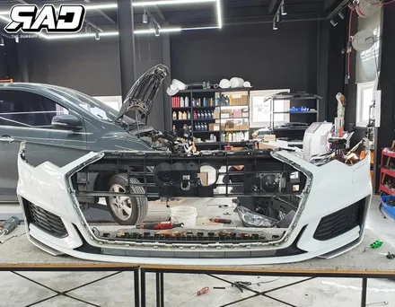 아우디 A6 C8 차량 RS6 블랙 그릴+크롬 딜리트 했어요~ / 김포 양촌읍