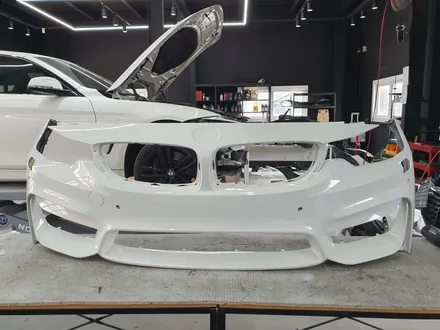 BMW 420i 사고 수리 겸 M4 바디킷 + 스포일러 튜닝 / 김포 양촌읍