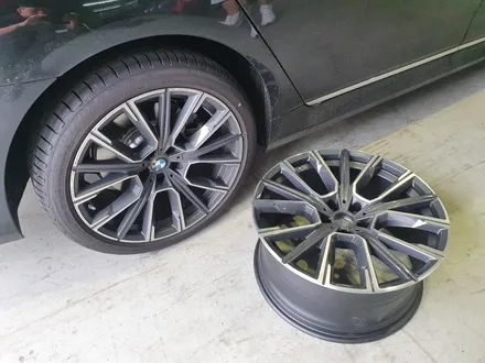 [JJ팩토리 인천김포]BMW 7시리즈 G11 사고수리(앞범퍼 복원, 휠 교체) / 김포 양촌읍