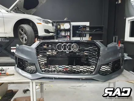 아우디 A6 C7 전기형 후기 개조 + RS6룩 프론트 범퍼 교체 / 김포 양촌읍