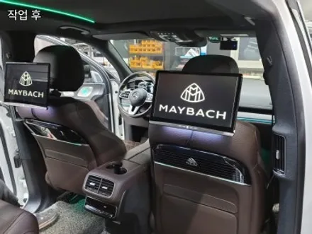 벤츠 gls400d 엠비언트 시트백 후석 모니터 설치 <자동차 실내튜닝> / 김포 양촌읍