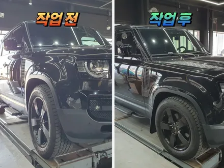 랜드로버 디펜더 110 머드가드 롱타입 장착 시공 / 김포 양촌읍