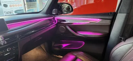 BMW 엠비언트 시공/BMW X5 실내 코더스 엠비언트 시공 / 부산, 김해