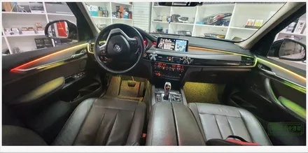 [부산자동차튜닝]BMW X5 코더스 엠비언티라이트로 우아하고 고급스러운 실내 연출 및 무드등 효과!! / 부산, 김해