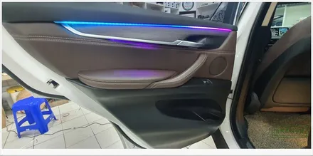 [부산자동차튜닝]BMW X5 코더스 엠비언티라이트로 우아하고 고급스러운 실내 연출 및 무드등 효과!! / 부산, 김해