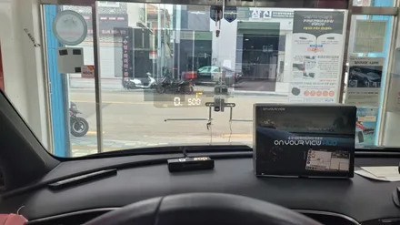 〔부산자동차튜닝〕 투싼NX4 순정 같은 HUD         (온 유어 뷰) 장착 / 부산, 김해