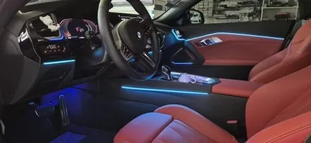 <부산> BMW Z4 실내 비노출 엠비언트 시공 / 부산, 김해