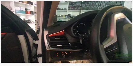 [부산자동차튜닝]BMW X5 코더스 엠비언티라이트로 우아하고 고급스러운 실내 연출 및 무드등 효과!! / 부산, 김해