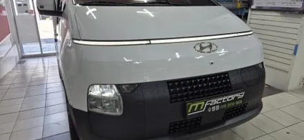 현대 ST1 순정 4구 LED(MFR) 교체 및 데이라이트 시공 / 부산, 김해