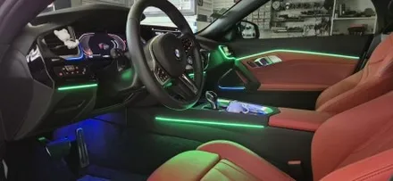 <부산> BMW Z4 실내 비노출 엠비언트 시공 / 부산, 김해