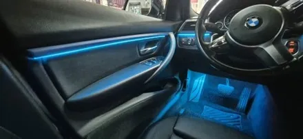 BMW 320D 실내 비노출 엠비언트 시공 / 부산, 김해