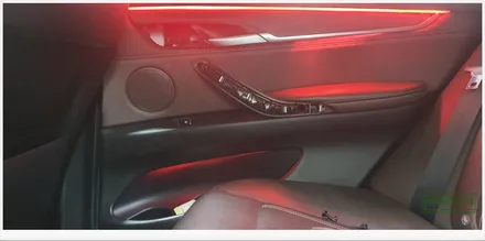 [부산자동차튜닝]BMW X5 코더스 엠비언티라이트로 우아하고 고급스러운 실내 연출 및 무드등 효과!! / 부산, 김해