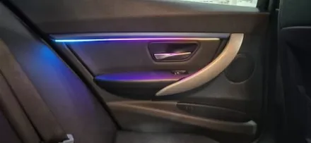 BMW 320D 실내 비노출 엠비언트 시공 / 부산, 김해