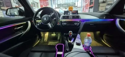BMW 320D 실내 비노출 엠비언트 시공 / 부산, 김해