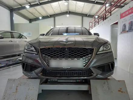 대전 중고휠 제네시스 DH 18인치 휠 교체 (G70 18인치 순정휠 유광블랙) / 대전 중구 안영동