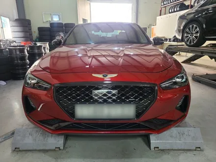 제네시스 G70 19인치 순정휠 유광블랙 분체도장 휠도색 / 대전 중구 안영동