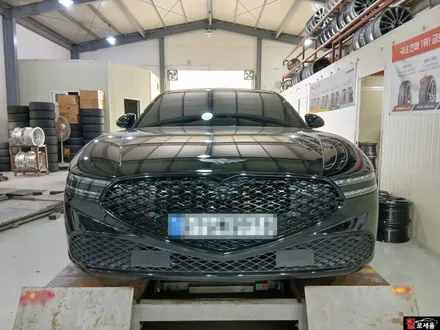 대전 제네시스 G90 RS4 롱베이스 (T4235) 20인치 휠 교체 및 유광블랙 도색 / 대전 중구 안영동