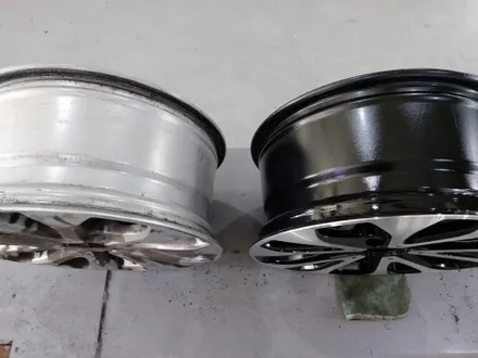 대전 휠복원 벤츠 W213 E클래스 18인치 블랙 다이아컷팅 분체도장 / 대전 중구 안영동
