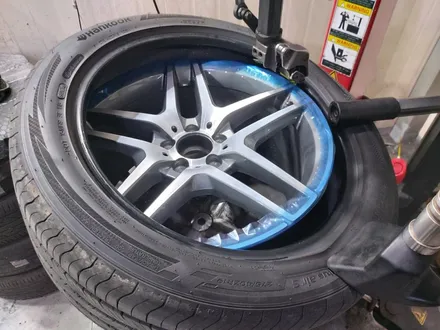 대전 휠복원 벤츠 W222 S클래스 AMG 19인치 다이아컷팅 분체도장 / 대전 중구 안영동